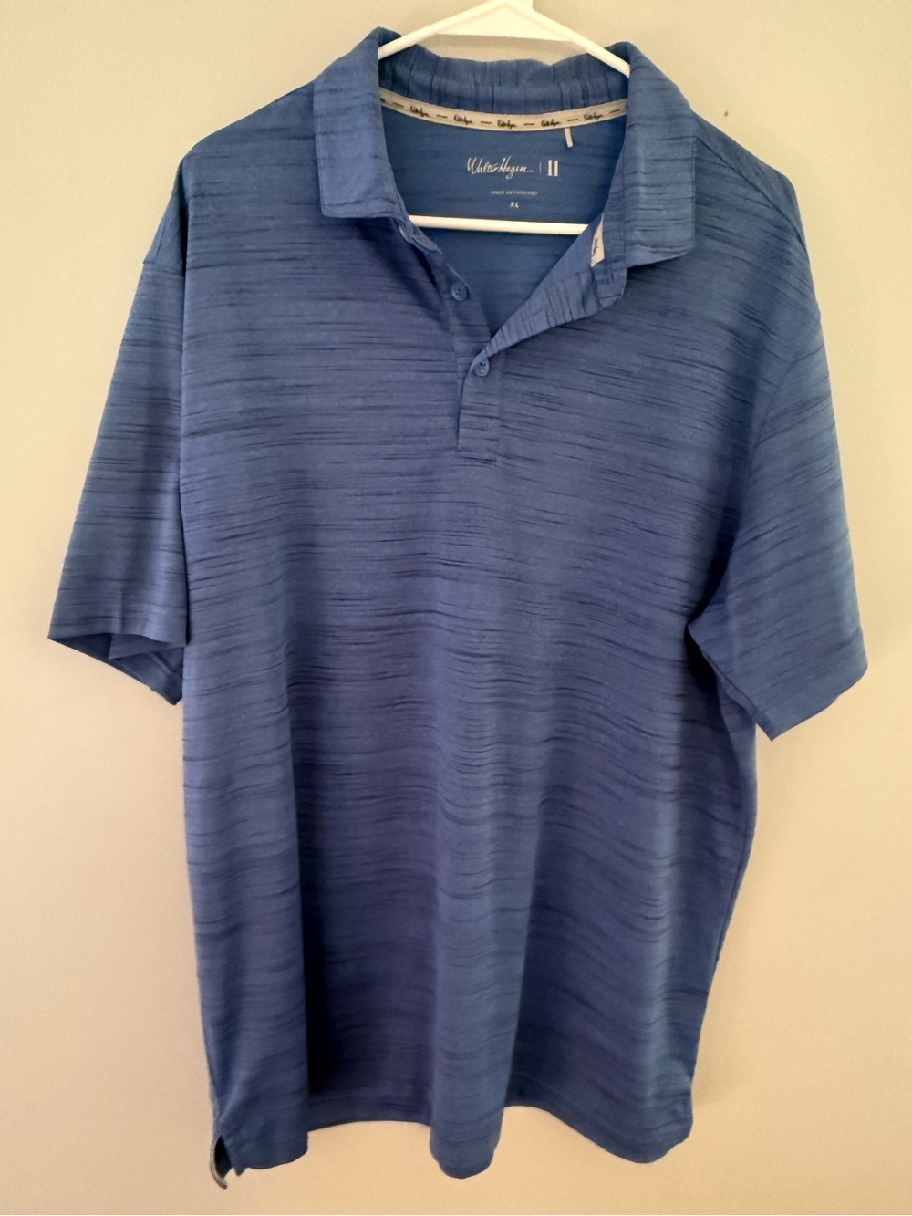 Walter Hagen Men's XL Blue Golf Polo